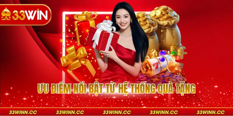 Ưu điểm nổi bật từ hệ thống quà tặng