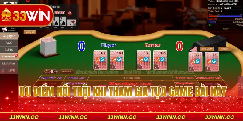 Ưu điểm nổi trội khi tham gia tựa game bài này
